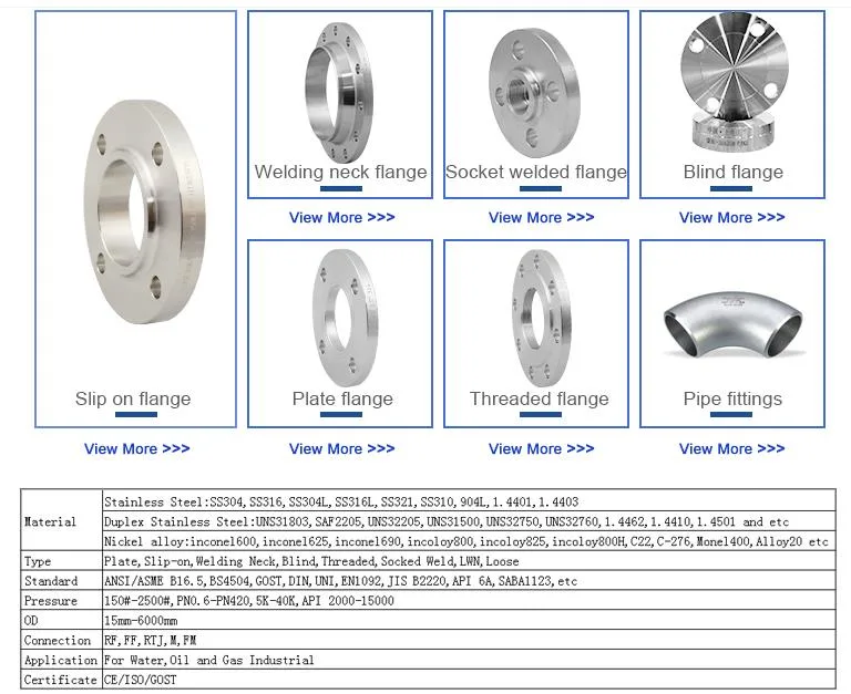 ANSI Carbon Steel Flange 1/2"-80" (DN15-DN2000) Class 3000 Slip-on (SO) ASTM A105 ASME JIS DIN Standard Forged Carbon Steel ASTM A105 150# RF Slip on Flange