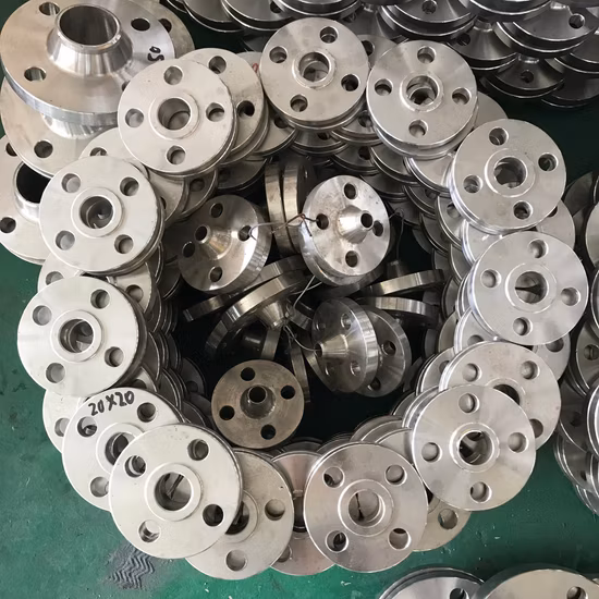 China-Rohrverschraubung ASME B16.9 304L Edelstahl/Kohlenstoffstahl A105 geschmiedet/flach/aufsteckbar/Öffnung/Überlappungsverbindung/Muffenschweißung/Blind-/Schweißhalsflansche